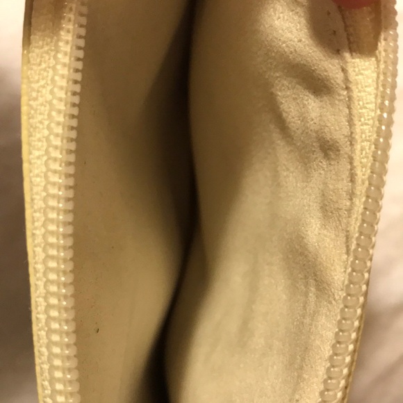 Cream-colored Pottery Barn clutch - Picture 4 of 8